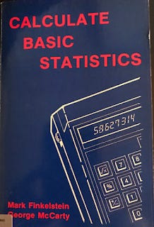 Textbook cover--Calculate Basic Statistics