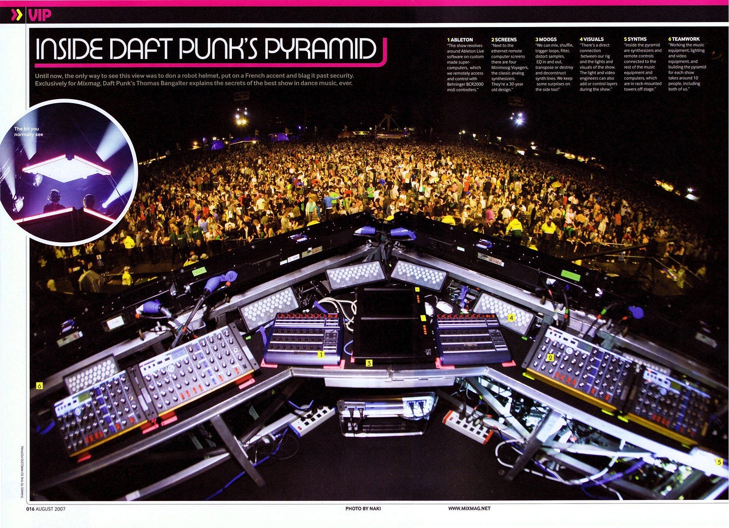 Inside Daft Punks pyramid- a good feature from Mix Mag( and good ideas) | Daft  punk, Dj, Ableton
