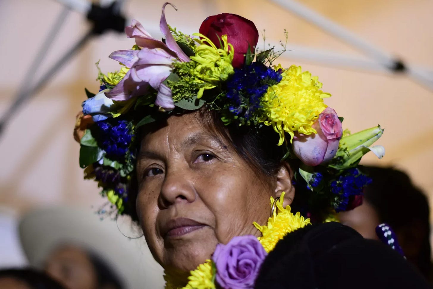 "Marichuy," the indigenous female candidate selected by the Indigenous Governing Council to run for president