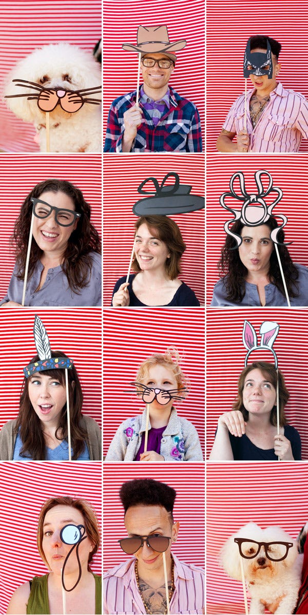 Photobooth Props and Printables