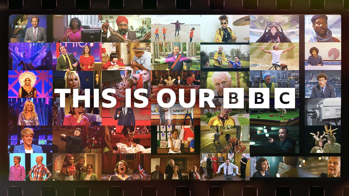 The BBC points out its role at the heart of British culture in new ad