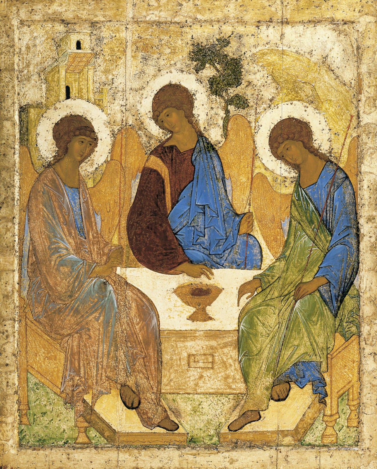 Trinity icon by Andrei Rublev