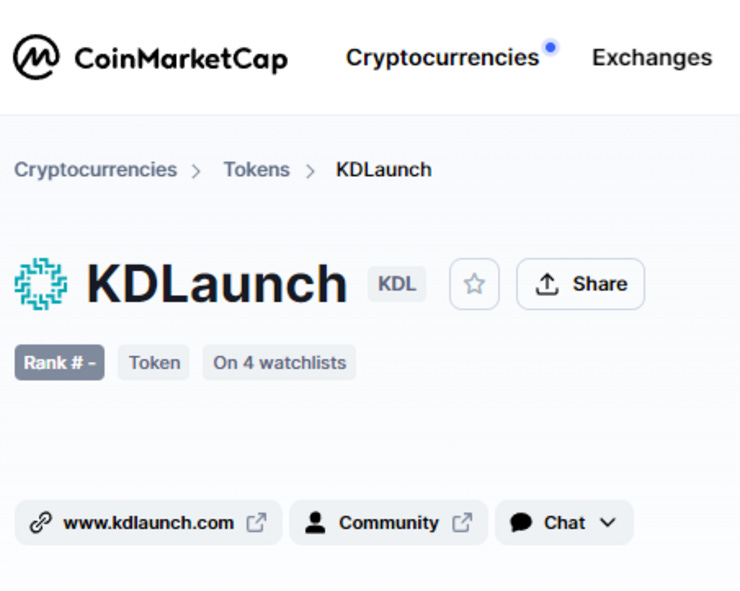 $KDL & $KDS are the first $KDA tokens to be listed on CMC!