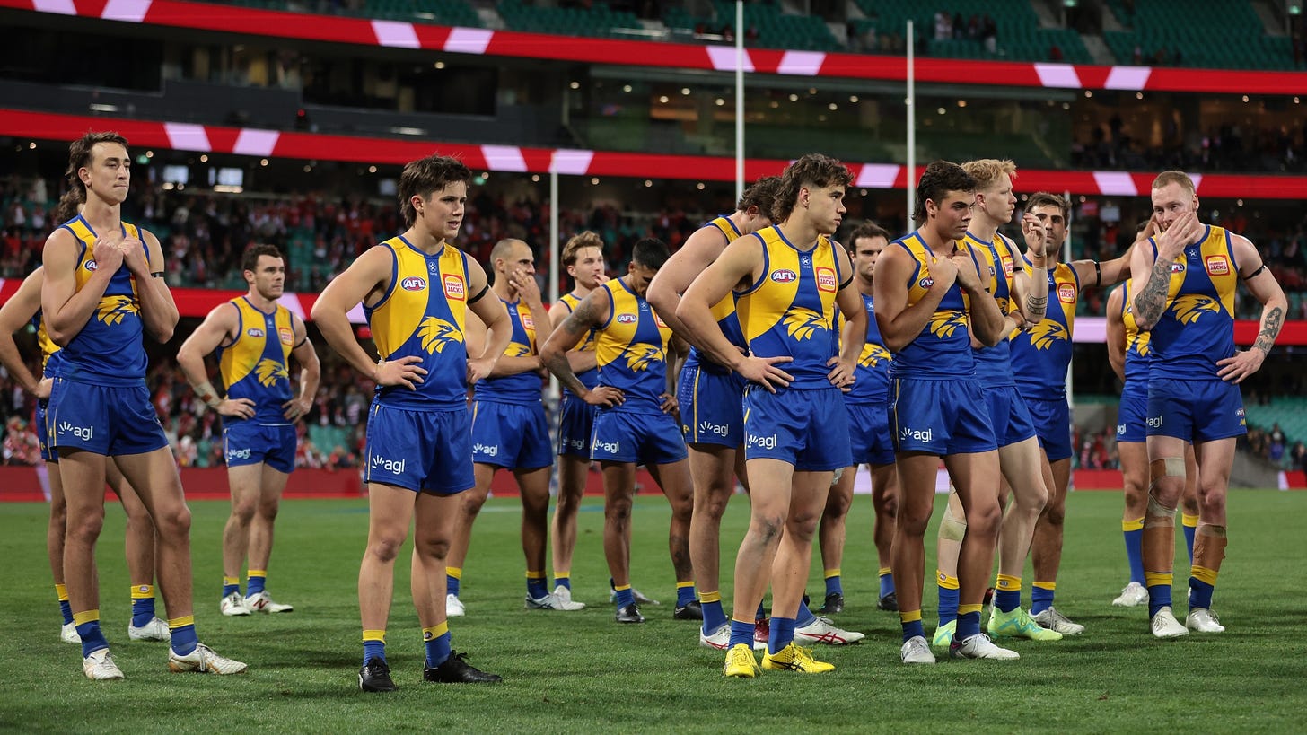 Sydney-West Coast records: Eagles humiliated by Swans in SCG mauling |  Sporting News Australia