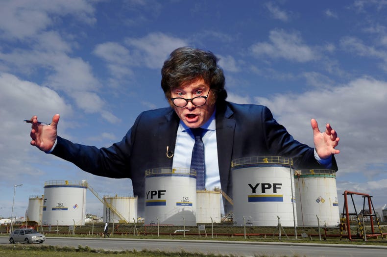 El plan energético de Javier Milei: nafta dolarizada, YPF privada y Vaca  Muerta for export