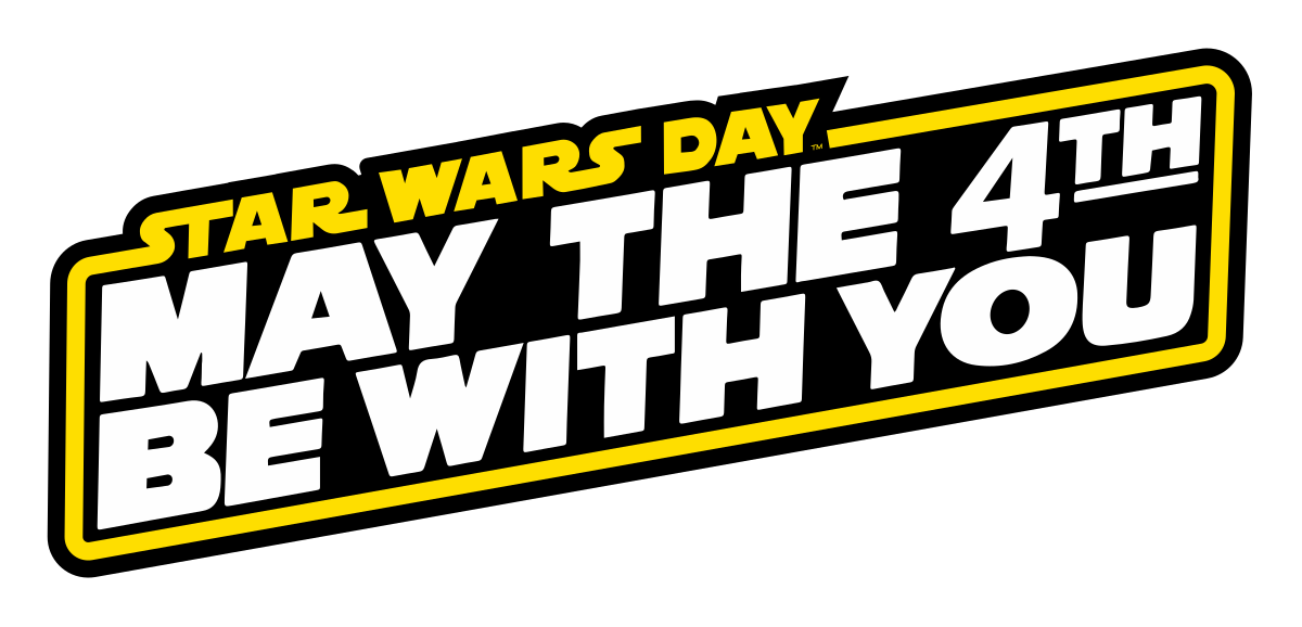 Logo for Star Wars Day: May the 4th be with you