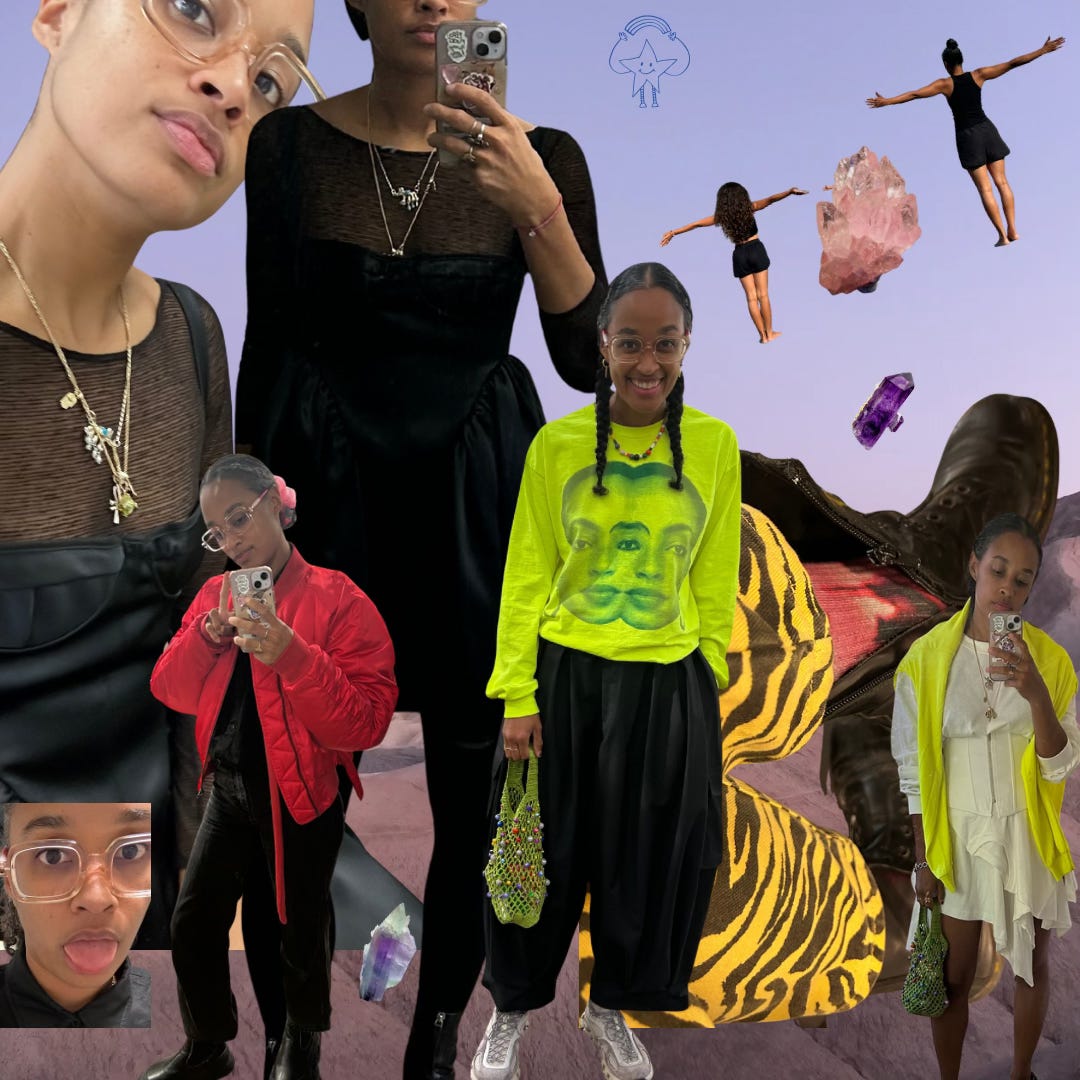 stickers on my phone: “zero fucks given” “i feel everything” “crystal heart” <3