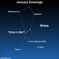 EarthSky | Orion the Hunter is easy to spot in January