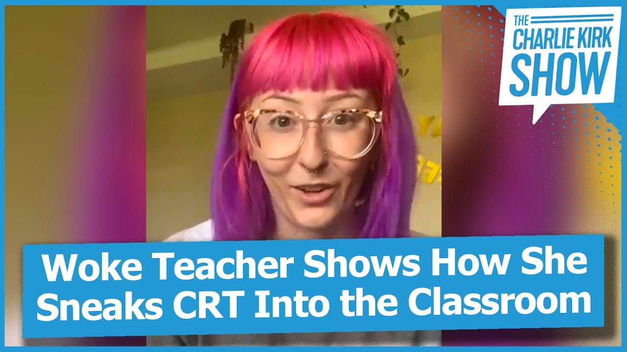 Woke Teacher Shows How She Sneaks CRT Into the Classroom - YouTube