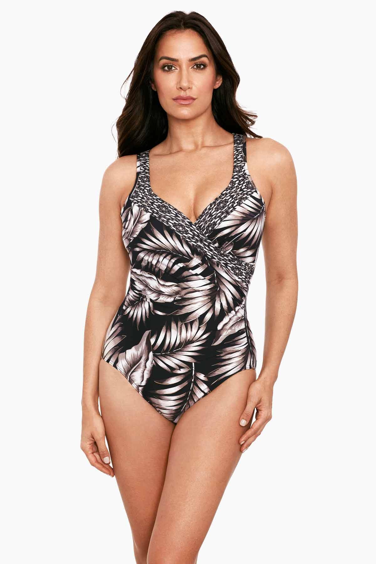 Miraclesuit Untamed It's A Wrap One Piece Swimsuit