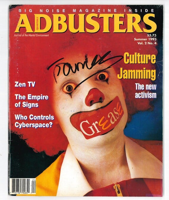 Adbusters Vol 2 No 4 Summer 1993 Original Vintage Magazine - Etsy