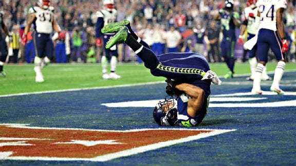 seahawks doug baldwin touchdown tumble for super bowl xlix