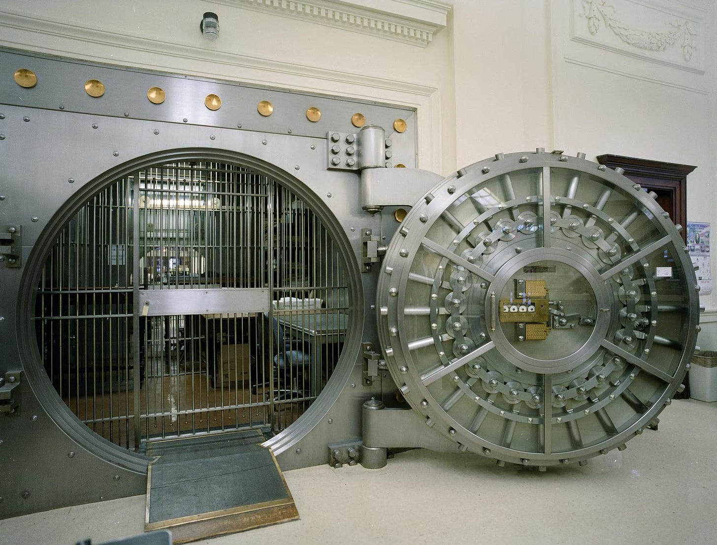 Open bank vault | Library of Congress