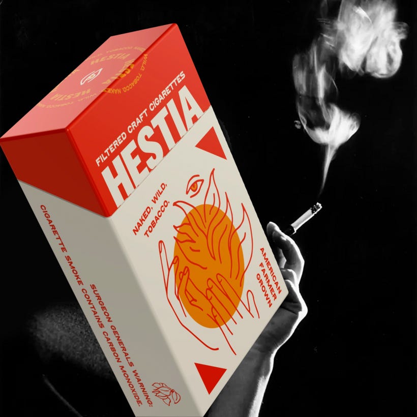 Meet Hestia, an Artisanal Cigarette Brand for Millennials - Air Mail
