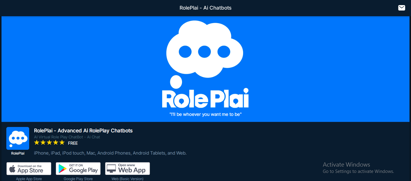 RolePlai App