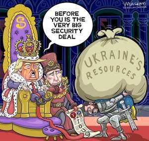 The U.S.-Ukraine minerals deal highlights concerns of economic exploitation and the lack of security guarantees as Ukraine faces Russian aggression.