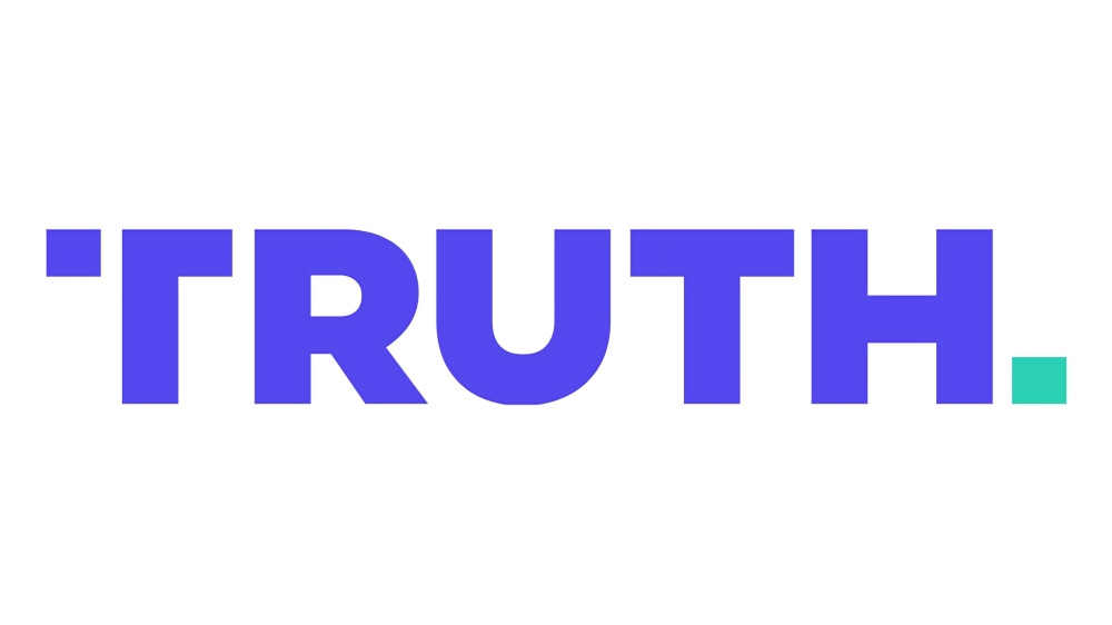 Image of Truth Social logo: Contact/tag President Trump with the provided details @realDonaldTrump on TruthSocial.com.