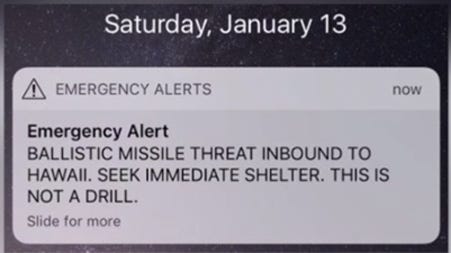 emergency alert