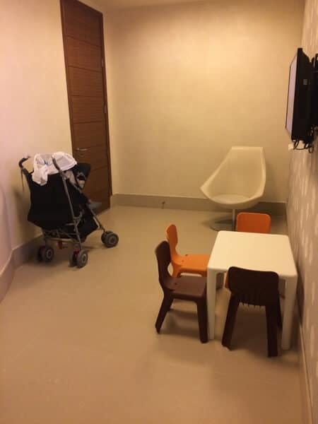 The Galleria nursing and changing room