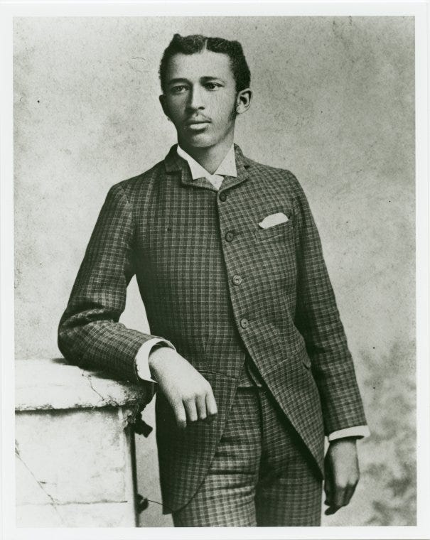 Photo of young W.E.B. DuBois
