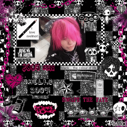 emo myspace theme