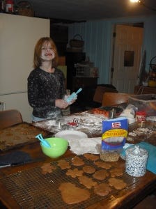 Christmas baking