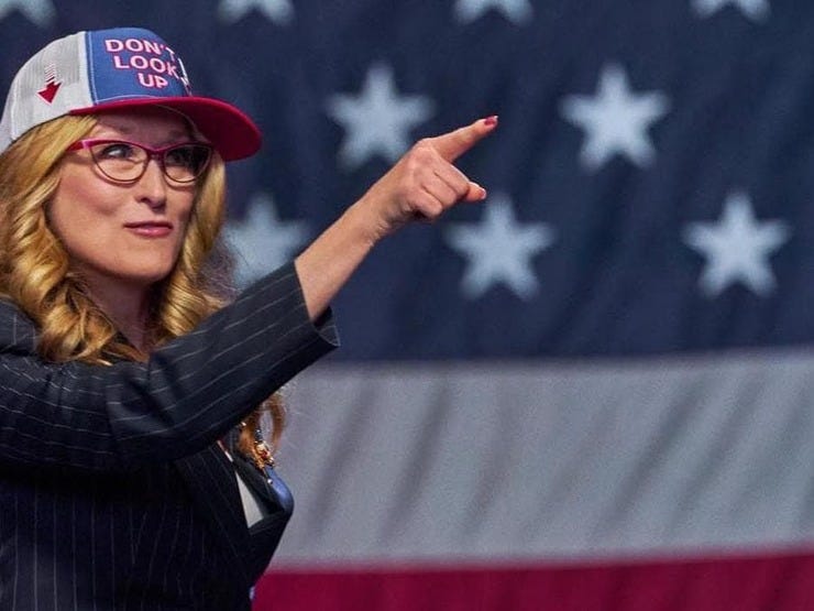 Meryl Streep interprets a self-centered, very real, U.S. President. Source: Netflix