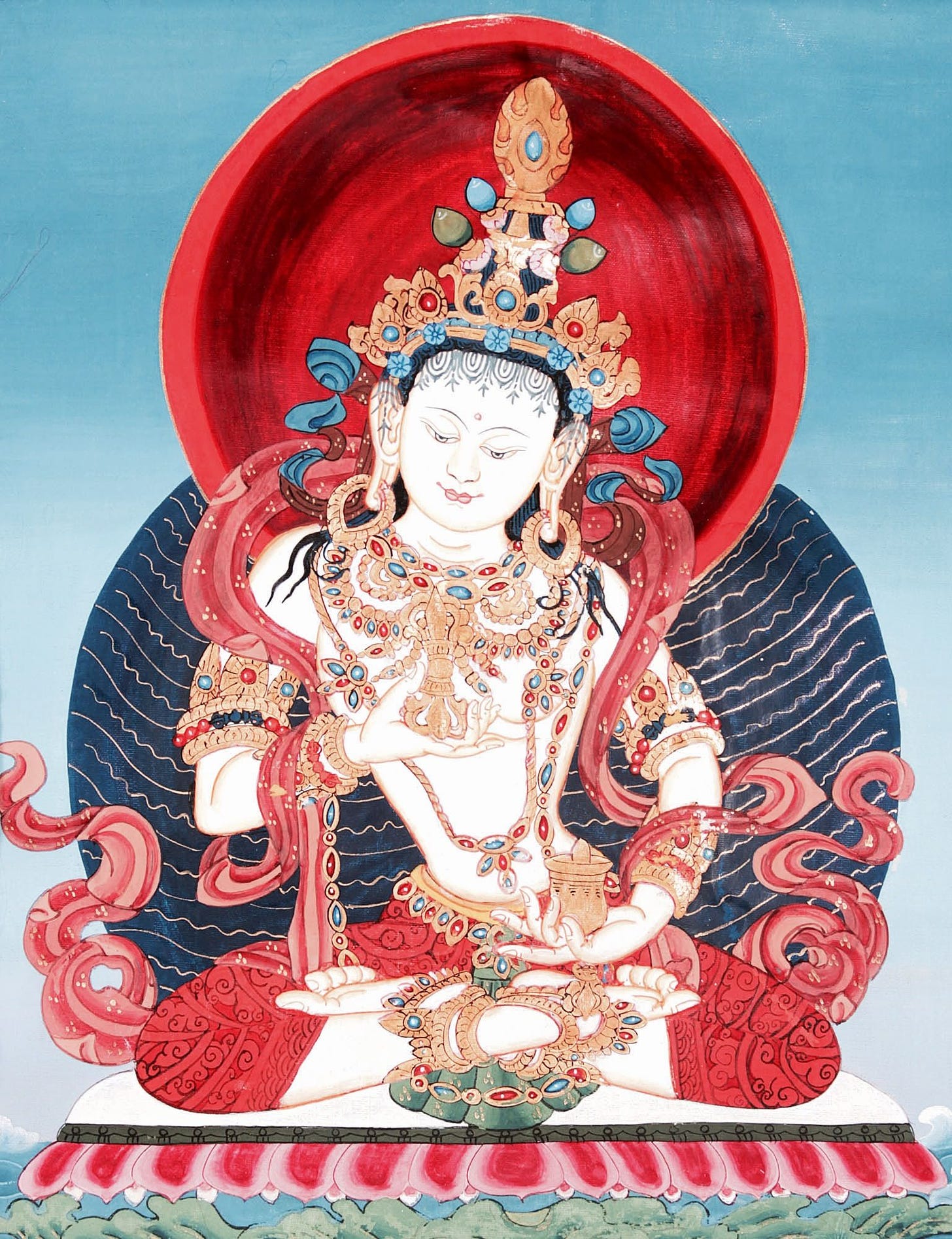 Vajrasattva | Tibetan buddhism, Vajrayana buddhism, Buddhist art