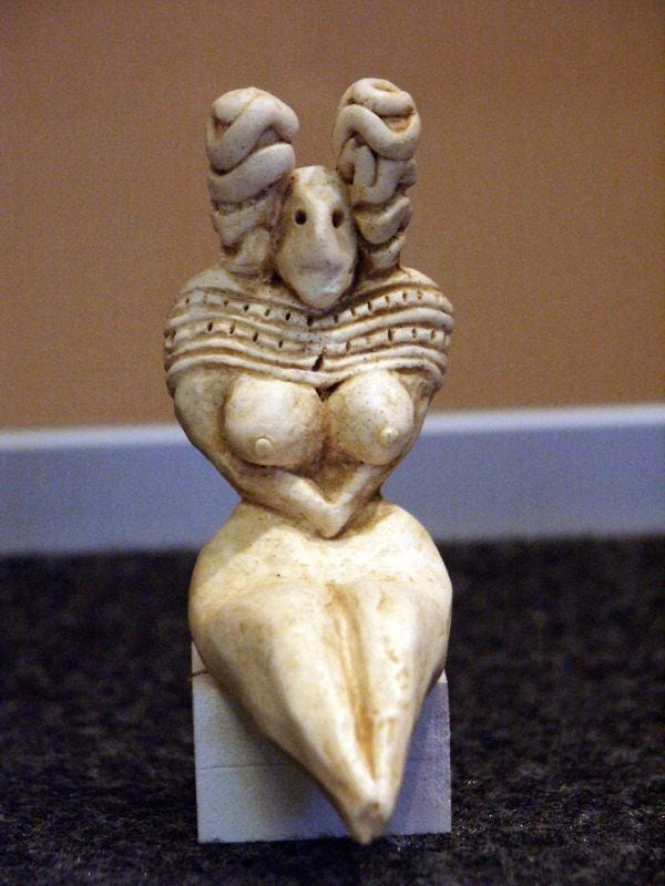 Fertility goddess from Mehrgarh Fertility goddess from Mehrgarh