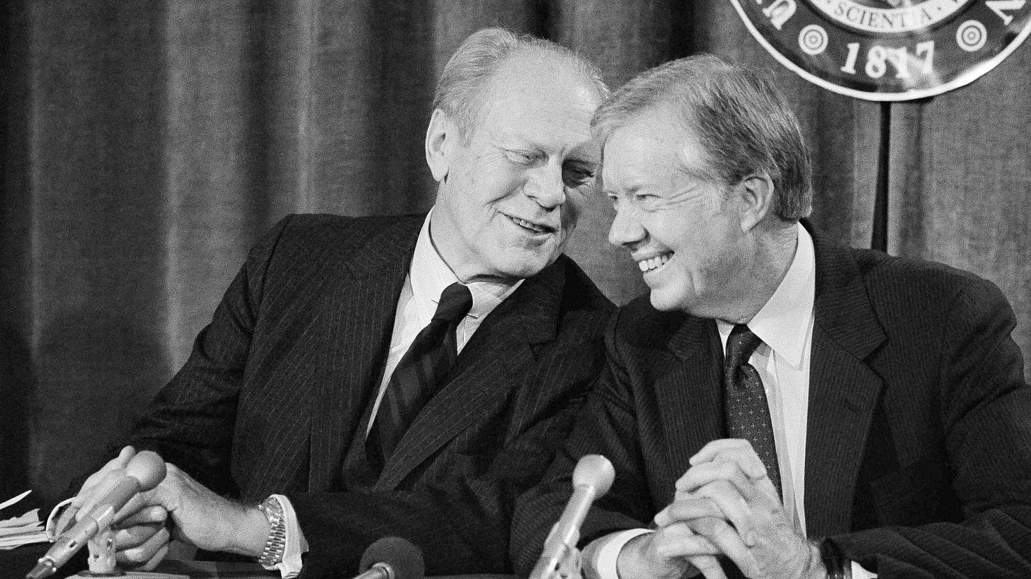 Presidential Odd Couple: After a Tough Race, Carter and Ford Became Friends  - The New York Times