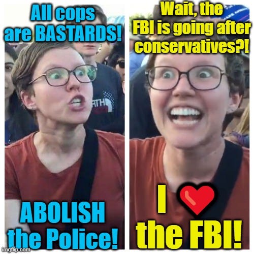 American Communists Hate Cops, but they LOVE the FBI!