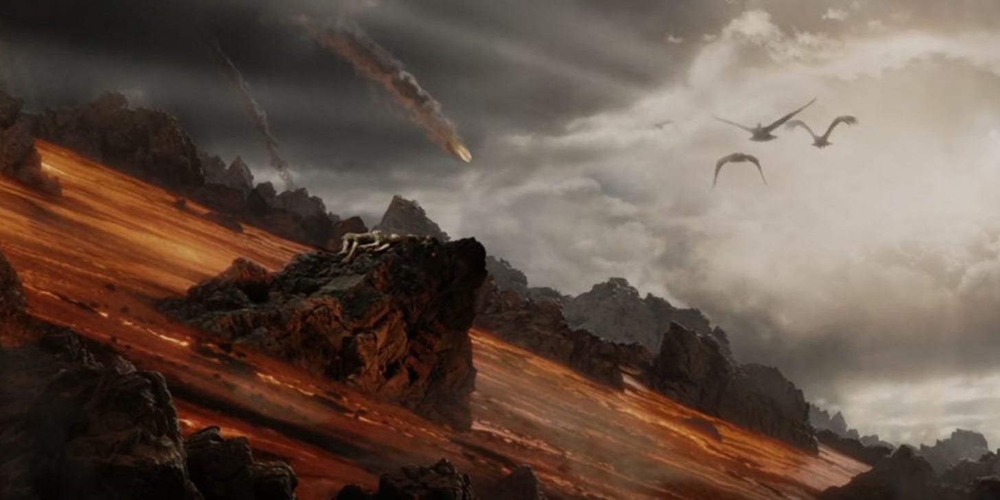 LOTR: Was The Third Giant Eagle Sent To Mount Doom To Rescue Gollum?