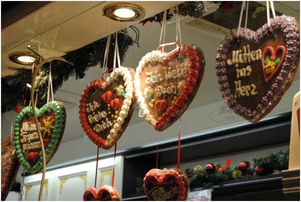 Lebkuchen at a German Christmas market.