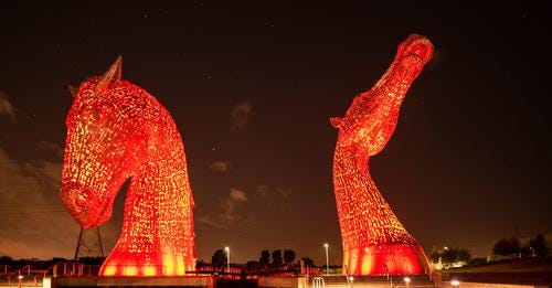 What are Scotland’s Mythical Horse Head Sculptures?