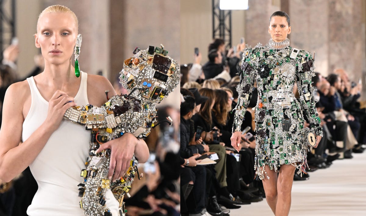 Schiaparelli's Robot Baby and More Viral Tech Moments on Runways