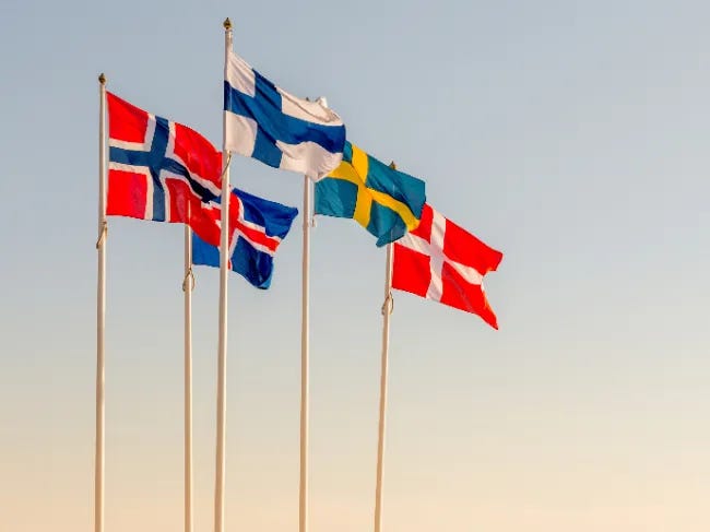 Σκανδιναβικές σημαίες