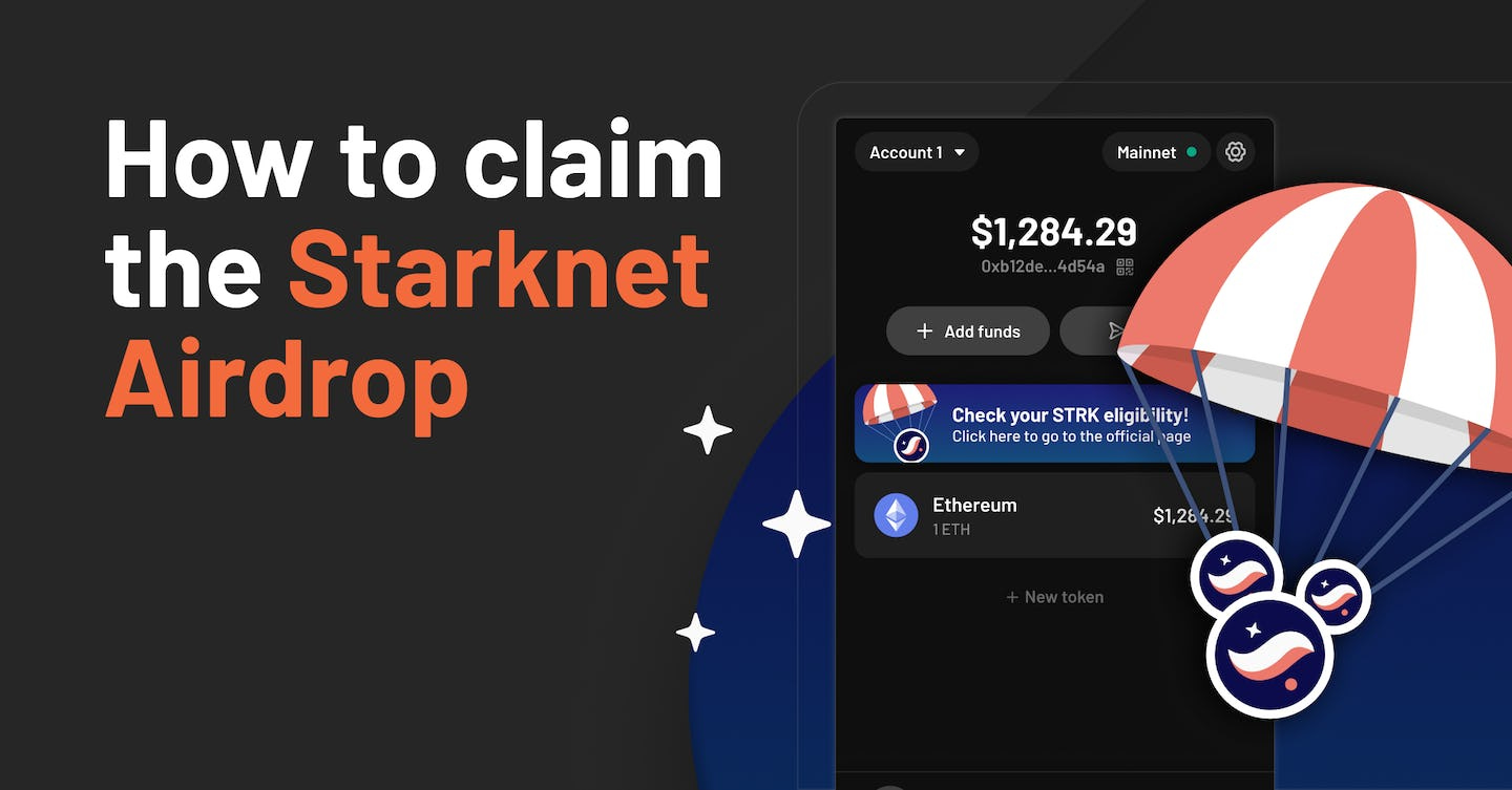 How to claim the Starknet airdrop