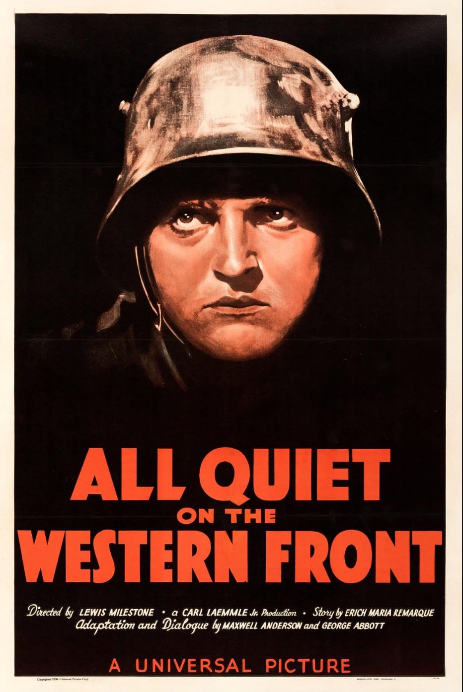 Theatrical poster for All Quiet on the Western Front