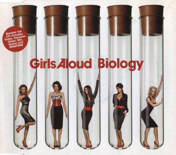 Graeme McNay on X: "Girls Aloud - Biology (Polydor Records, 2005). The  sleeve art was inspired by the album cover of Germfree Adolescents by X-Ray  Spex (1978). https://t.co/RlR9HbbWNJ" / X