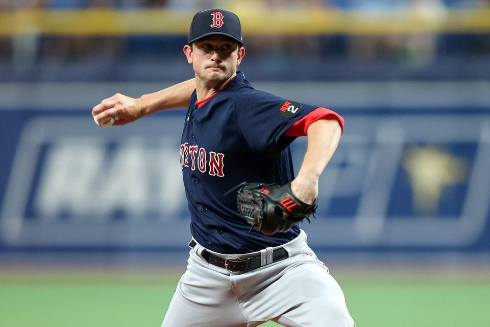 Garrett Whitlock made his first major league start on Saturday night against the Tampa Bay Rays at Tropicana Field.