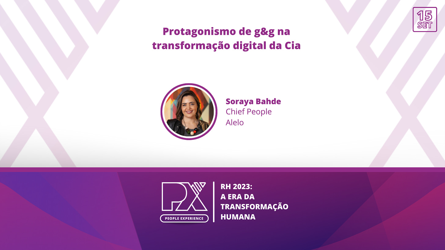 Protagonismo de g&g na transformação digital da Cia