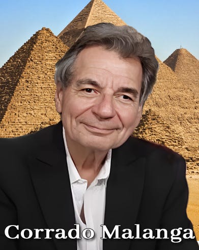 May be an image of 1 person and text that says "Corrado Malanga"