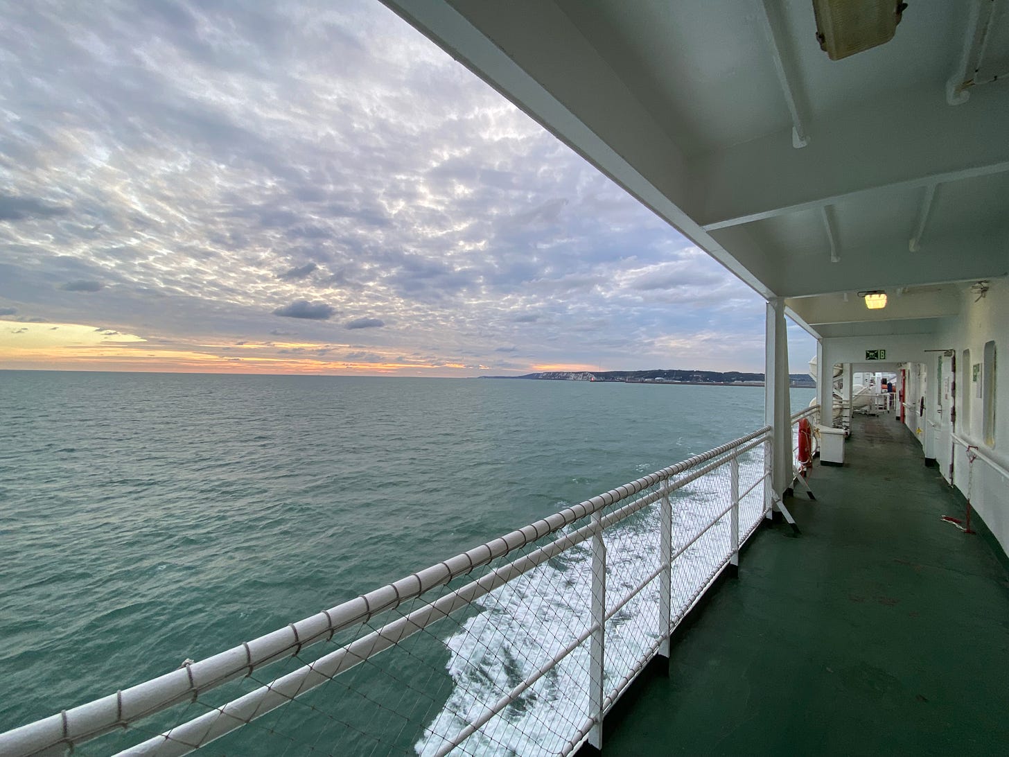 Aboard the Irish Ferries ferry