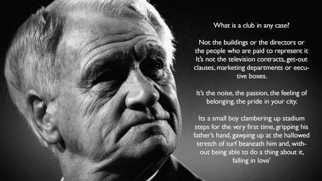 What is a club in any case?" - Sir Bobby Robson - [640x360] : r/QuotesPorn