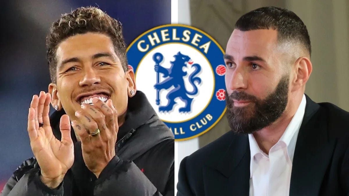 Chelsea transfer news: Firmino and Benzema head January shortlist as Blues  target 'IMMEDIATE' impact | FootballTransfers.com