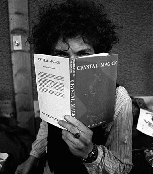 Bob Dylan Reading Crystal Magick, NY Rehearsals, 1975