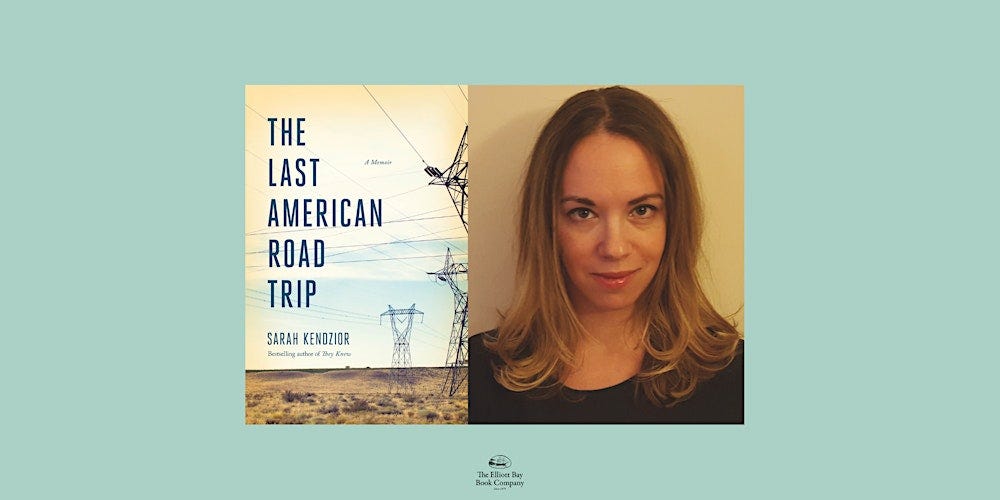 Sarah Kendzior, THE LAST AMERICAN ROAD TRIP Tickets, Mon, Apr 7, 2025 at  7:00 PM | Eventbrite