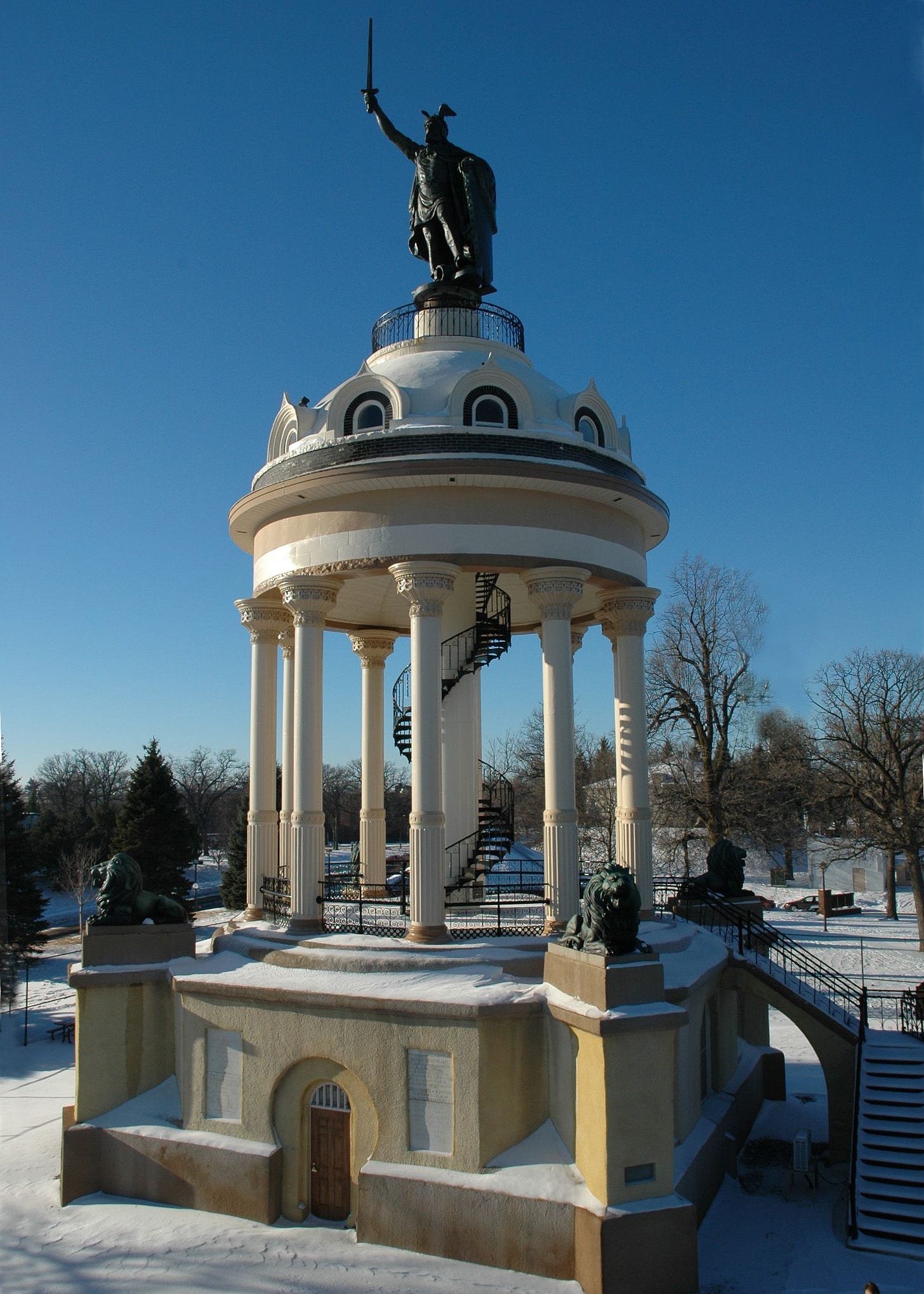 Herman's Heights New Ulm Mn | Monument, New ulm, Historic buildings