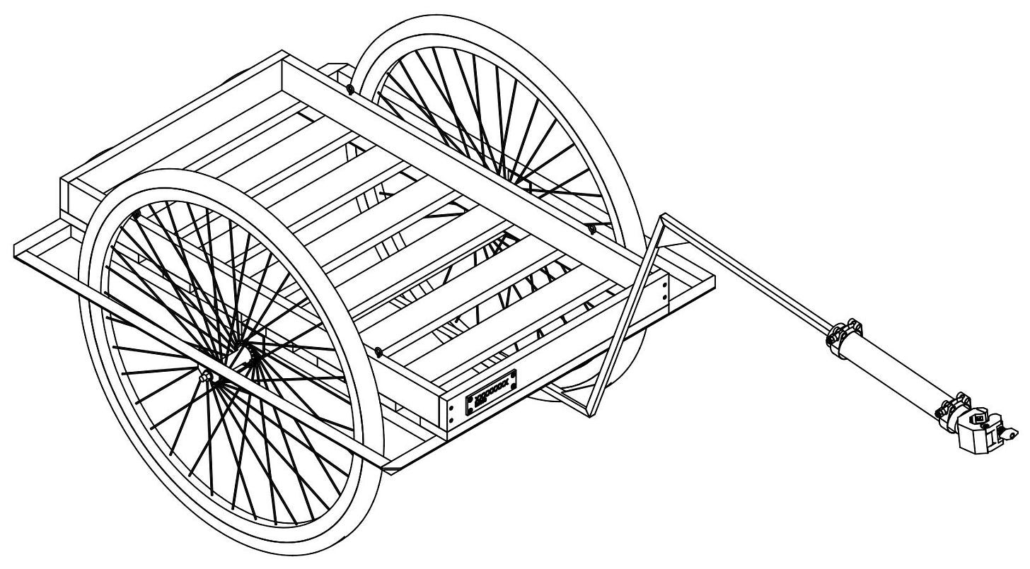 Schema d'une remorque