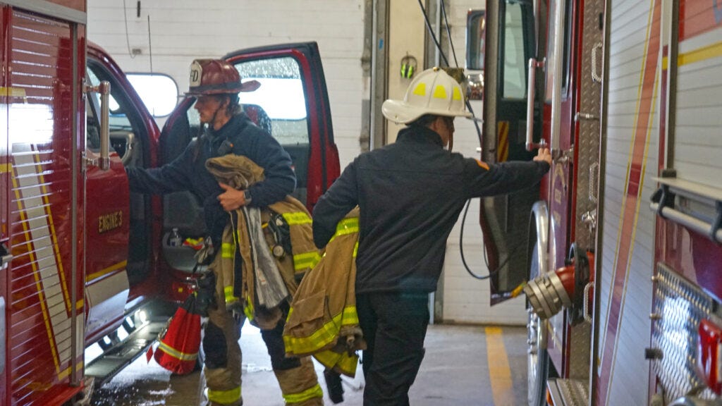 Nadeau Responding to a call